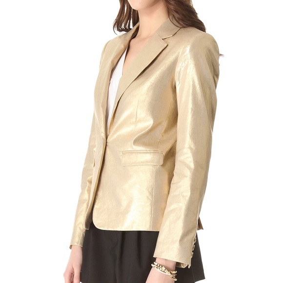 ⚡️NYE SALE⚡️ Alice and Olivia Metallic Blazer - Picture 3 of 8